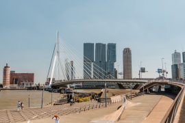 wandelen in Rotterdam
